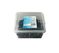 Black Round Cable Clips K-Type Trade Box, 6mm- 500 Pieces