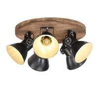 (black, round ceiling lamp 5 shades Pcs) vidaXL Industrial Wall Lamp Hallway Bedside Light Ceiling Lamp Hanging Light
