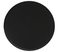 Black Round Chair Cushion 40cm - Non-Slip PU Leather Seat Pads for High Stools & Dining Chairs - 1/2/4 Packs Available - Comfortable & Stylish Cushioning