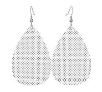 Black Round Dot Drop Earrings For Women, Artistic Star Earrings, Contemporary Dangle Jewelry For Parties And Social