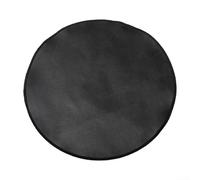Black Round Fireproof Grill Mat for Outdoor Cooking, Heat Resistant Silicone Pad to Protect Patio Deck from Grease and Spills, For Easy to Clean, 3 Sizes(small)