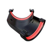 Black Round Gutter 135 Degree Angle Joint, Freeflow 112mm Rain Water Systems