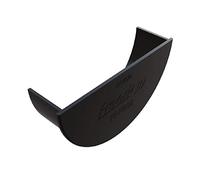 Black Round Gutter Internal Stop End, Freeflow 112mm Rain Water Systems