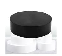 Black Round Pedestal Stand 40x20cm Display Risers for Wedding Props Clothing Store Showcases Event Stage Platforms Durable Display Stands for Models and Decor