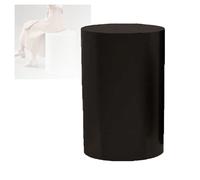 Black Round Stand Cylinder PlinthsBridal Shop Display Pedestals Model Platforms for Wedding & Birthday Event Decorations (40x50cm) Stylish & Durable