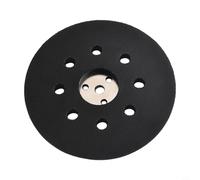 Black Rubber 5 Inch Backing Pad Compatible With For Bosch Rs032 Rs031 Sander Models 1295dp 1295d 1295dh 1295dvs 3107dvs 3725dvs 3725devs Thickened Hard Base For And Discs Easy Screw Fit