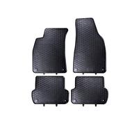 Black Rubber Car Floor Mats VD922 All Weather Odorless Car Floor Mat Liners 4-piece Set Car Accessories Compatible With Audi A4 B6 2000 2001 2002 2003 2004 A4 B7 2004-2008 Seat Exeo 2008-2013