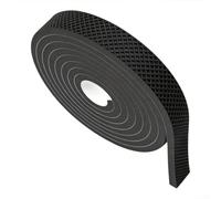 Black Rubber Floor Protector Strip 2m to Fit Black Rubber Floor(4m)