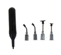 Black Rubber IC Pick Up Vacuum Sucking Pen with 4 Suction Headers for Capacitor Resistor Chip Soldering Sucker Tool