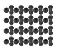 Black Rubber Motorcycle Brake Caliper Dust Boots 20 Set | Seals Caliper Openings, Protects Slide Pins, Includes Bleeder Screw Cap, Daily Commuting Maintenance