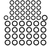 Black Rubber O-Ring Set 50pcs for High Pressure Cleaners