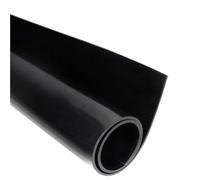 Black Rubber Pad Oil-Resistant, Thick 1mm 2mm 3mm Anti-Slip Rubber Plate, Shock-Absorbing Industrial Rubber Sheet 1pc(30CMx30CMx1MM)