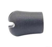 Black Rubber Rod Tail Piece 20mm Wear Resistant Cap | 25mm size, wear resistant rubber, black finish, DIY rod repair, flexible fit