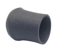 Black Rubber Rod Tail Piece 20mm Wear Resistant Cap | 25mm size, wear resistant rubber, black finish, DIY rod repair, flexible fit