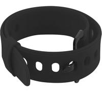 Black Rubber Utility Strap, Adjustable Utility with Clip, Easy to Use Tension Strap with Buckle for Securing, Bundling and Lashing, Short Securing Straps Fastening