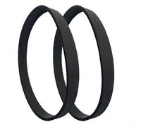 Black Rubber Vacuum Belts Replacement Drive Belts YMH28950 for Hoover Breeze for Evo Pets BO02IC Vacuum Cleaner Belt 02, Set of 2 Pack