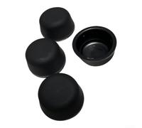 Black Rubber Wheel Hub 4pcs For Defender 90 110 Black Rubber(4 pcs) | Direct OEM replacement, fits for defender 90/110/130, prevents dirt entry, protects drive shaft, easy push-on install