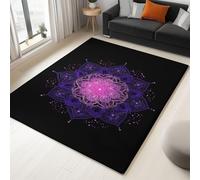 Black Rugs Living Room Washable Non Slip Area Rug 180 x 240 cm, Bedroom Kitchen Hall Lounge Office Dining Room Indoor Carpet Low PileFantasy Dream Starry Sky Universe Carpets