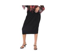 (Black, S) BRAVE SOUL ELLE Womens Midi Skirts Elasticated Waist