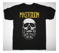 (black, S) Mastodon Skull Men's T-Shirt Black Short Sleeve 2025 Men's and Women's Cotton Top Casual Printed T-Shirt Women Clothing Harajuku
