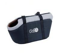 (black, S) Pet Bag Soft-Sided Adjustable Fabric Interior Pad Carrier Tote for Pet Cat Carrier Outgoing Travel Breathable Pets Handbag