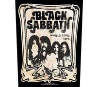 Black Sabbath Back Patch World Tour 1978 Band Logo Official Black One Size