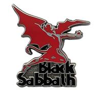 Rock Off officially licensed products Black Sabbath Band Logo and Daemon Pin Badge One Size
