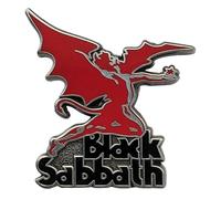 Black Sabbath Band Logo and Daemon Pin Badge One Size