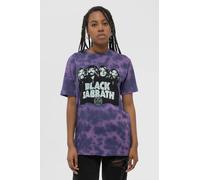Black Sabbath Band Logo Dip Dye Wash T-Shirt in Purple | Size: Medium Black Sabbath Purple M
