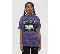 Black Sabbath Band Logo Dip Dye Wash T-Shirt in Purple | Size: XL Black Sabbath Purple XL