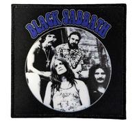 Black Sabbath Band Photo Circle Woven Patch Accessory Size