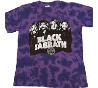 Black Sabbath Band Tie Dye T-Shirt in Purple | Size: 7-8 Years Black Sabbath Purple 7-8 Years