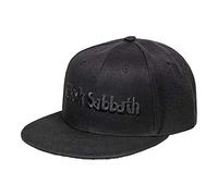 Black Sabbath Baseball Cap band Logo & Demon Official Black Snapback One Size