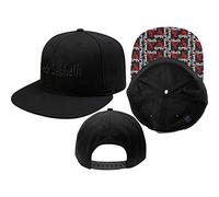 Black Sabbath Black Logo - Snapback Cap Cap Black