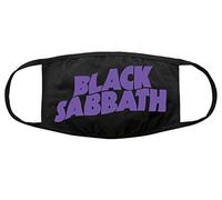 Black Sabbath - Black Sabbath Wavy Logo Face Covering: Clothing