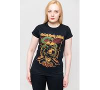 Black Sabbath T Shirt Bloody Sabbath 666 Official Womens Skinny Fit Black M