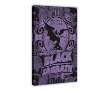Black Sabbath Canvas Poster Bedroom Decor Landscape Decor Gift 16x24inch(40x60cm)