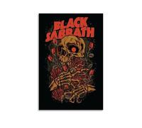 Black Sabbath Canvas Wall Art Home Posters Are Suitable for Bedroom Dining Room And Living Room Beautiful Artwork Is A Great Gift for FriendsUnframe-style12x18inch(30x45cm)