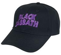 Black Sabbath Purple Logo - Baseball Cap Cap Black