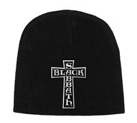 Black Sabbath Cross Band Logo Beanie Hat