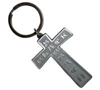 Black Sabbath Cross Band Logo Keyring Keychain