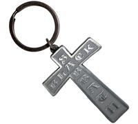 Black Sabbath Cross Keyring in Silver Black Sabbath Silver
