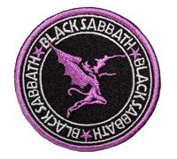 Black Sabbath Daemon Circle Woven Patch One Size
