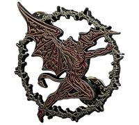 Black Sabbath Daemon Ring Logo Pin Badge