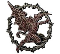 Rock Off officially licensed products Black Sabbath Daemon Ring Logo Pin Badge One Size