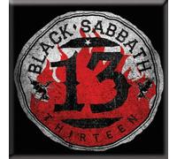Black Sabbath Fridge Magnet 13 Flame Circle band logo new Official 76mm x 76mm