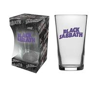 Black Sabbath Glass Classic Pint, 568 ml, Purple, Official Boxed, Reusable, Dishwasher Safe, Glossy Finish