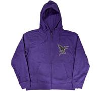 Black Sabbath Henry Logo Full Zip Hoodie in Purple | Size: Medium Black Sabbath Purple M