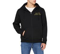 Rockoff Trade Men's Tour 78 Zip Hoodie, Black, Large