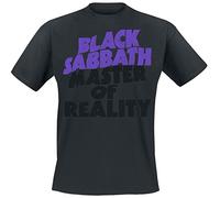 Black Sabbath Master of Reality Tracklist Men T-Shirt Black M, 100% Cotton, Regular